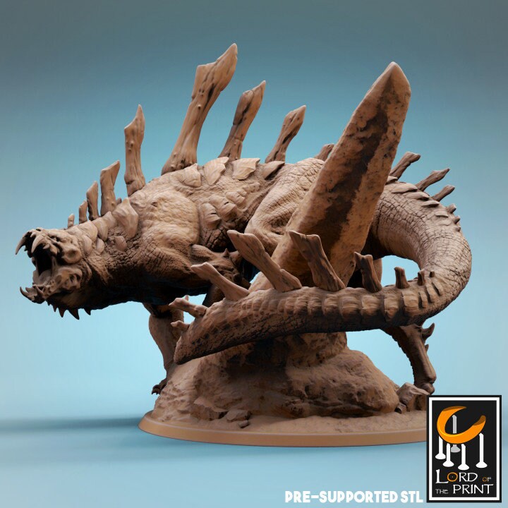 Marauder Demons, Lord of the Print | Dungeons and Dragons | Pathfinder | Table Top RPG | 3D Printed Model