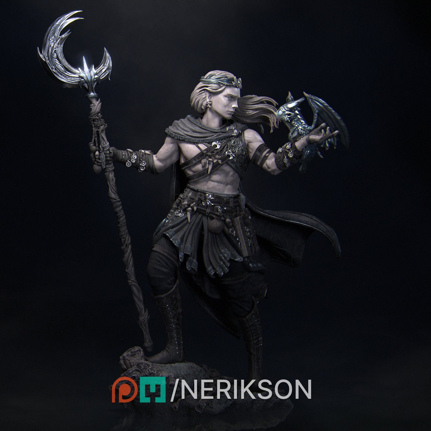 Orion the Druid, Powerful NPC, Ernest Nemirovsky | Dungeons and Dragons | Pathfinder | Table Top RPG | 3D Printed Model