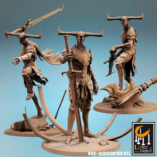 Pretorian Trio, Lord of the Print | Dungeons and Dragons | Pathfinder | Table Top RPG | 3D Printed Model