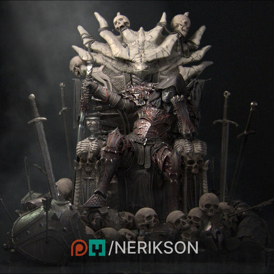 Revving the Dragon Knight Seated | Aussie 3D Printed Miniatures and Terrain