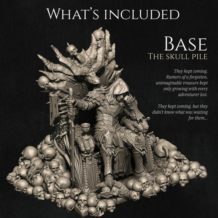 Revving the Dragon Knight Seated, Ernest Nemirovsky| Dungeons and Dragons | Pathfinder | Table Top RPG | 3D Printed Model