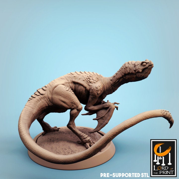 Vouivre Baby, Lord of the Print | Dungeons and Dragons | Pathfinder | Table Top RPG | 3D Printed Model