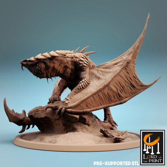 Vouivre Soldiers, Lord of the Print | Dungeons and Dragons | Pathfinder | Table Top RPG | 3D Printed Model