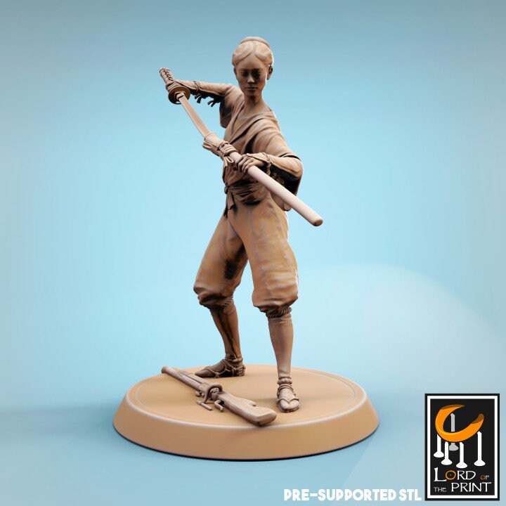 Arquebusiers, Forest Gods, Samurai, Lord of the Print | Dungeons and Dragons | Pathfinder | Table Top RPG | 3D Printed Model