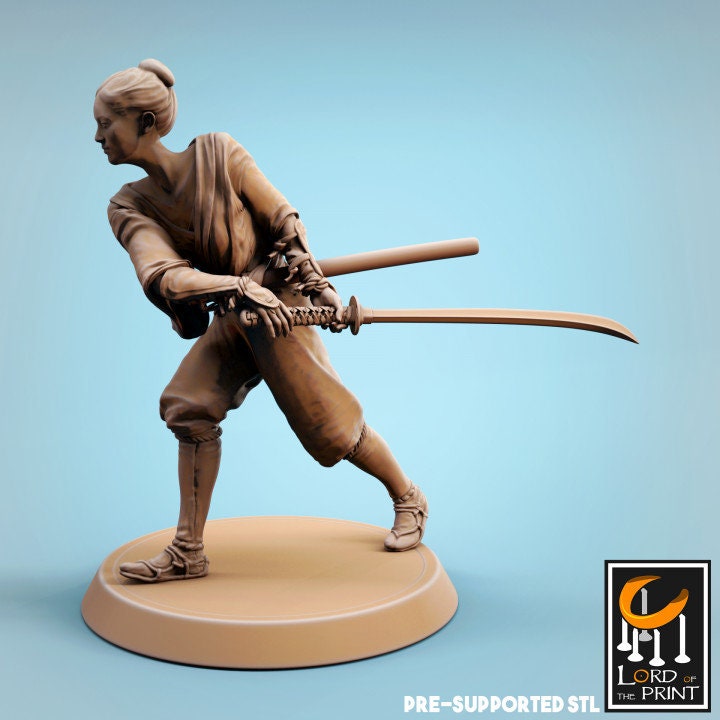 Arquebusiers, Forest Gods, Samurai, Lord of the Print | Dungeons and Dragons | Pathfinder | Table Top RPG | 3D Printed Model