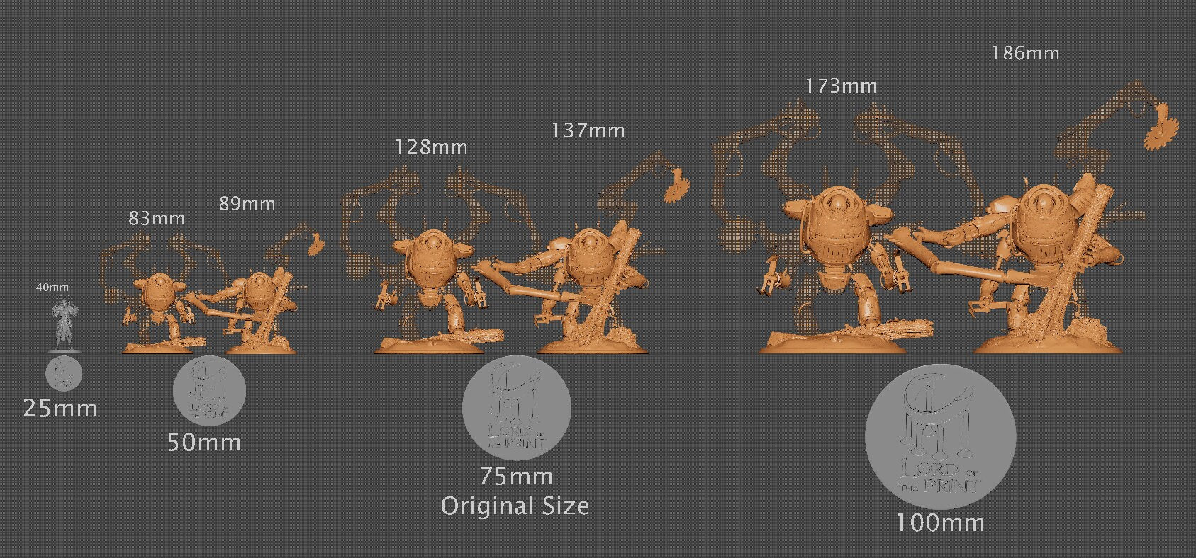 The Great Cutters, Lord of the Print | Dungeons and Dragons | Pathfinder | Table Top RPG | 3D Printed Model