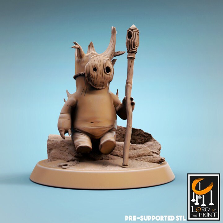 Cute Forest Spirits, Lord of the Print | Dungeons and Dragons | Pathfinder | Table Top RPG | 3D Printed Model