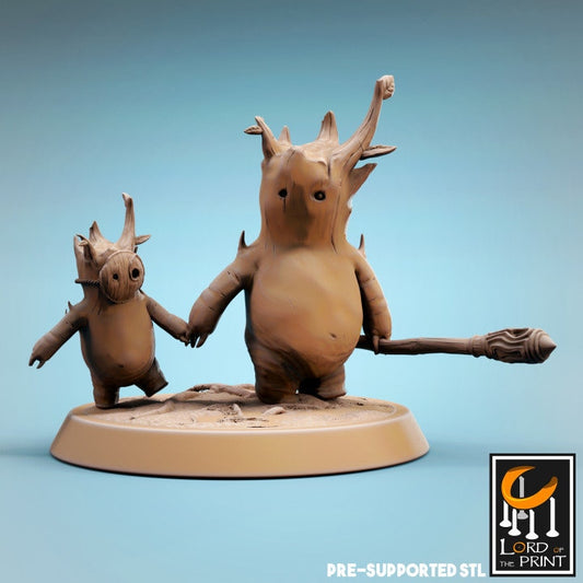 Cute Forest Spirits, Lord of the Print | Dungeons and Dragons | Pathfinder | Table Top RPG | 3D Printed Model