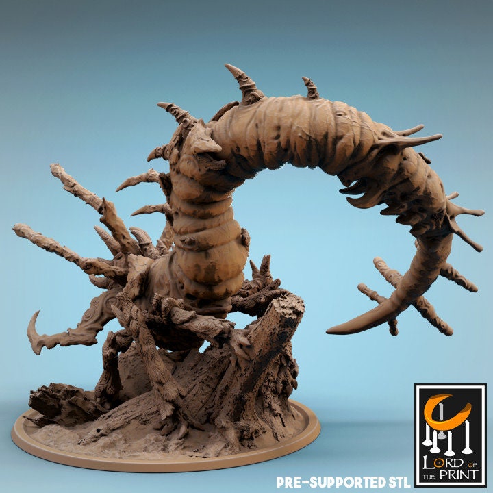 Great Furor, Lord of the Print | Dungeons and Dragons | Pathfinder | Table Top RPG | 3D Printed Model