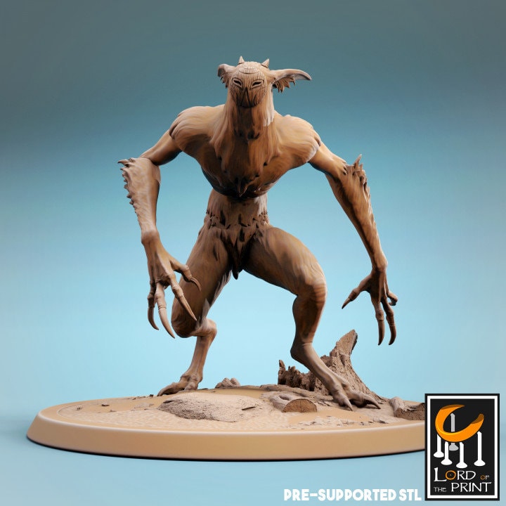 Howler, Lord of the Print | Dungeons and Dragons | Pathfinder | Table Top RPG | 3D Printed Model