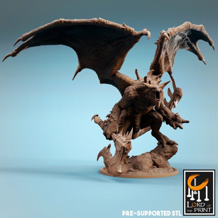 Infernum Dragon | Aussie 3D Printed Miniatures and Terrain