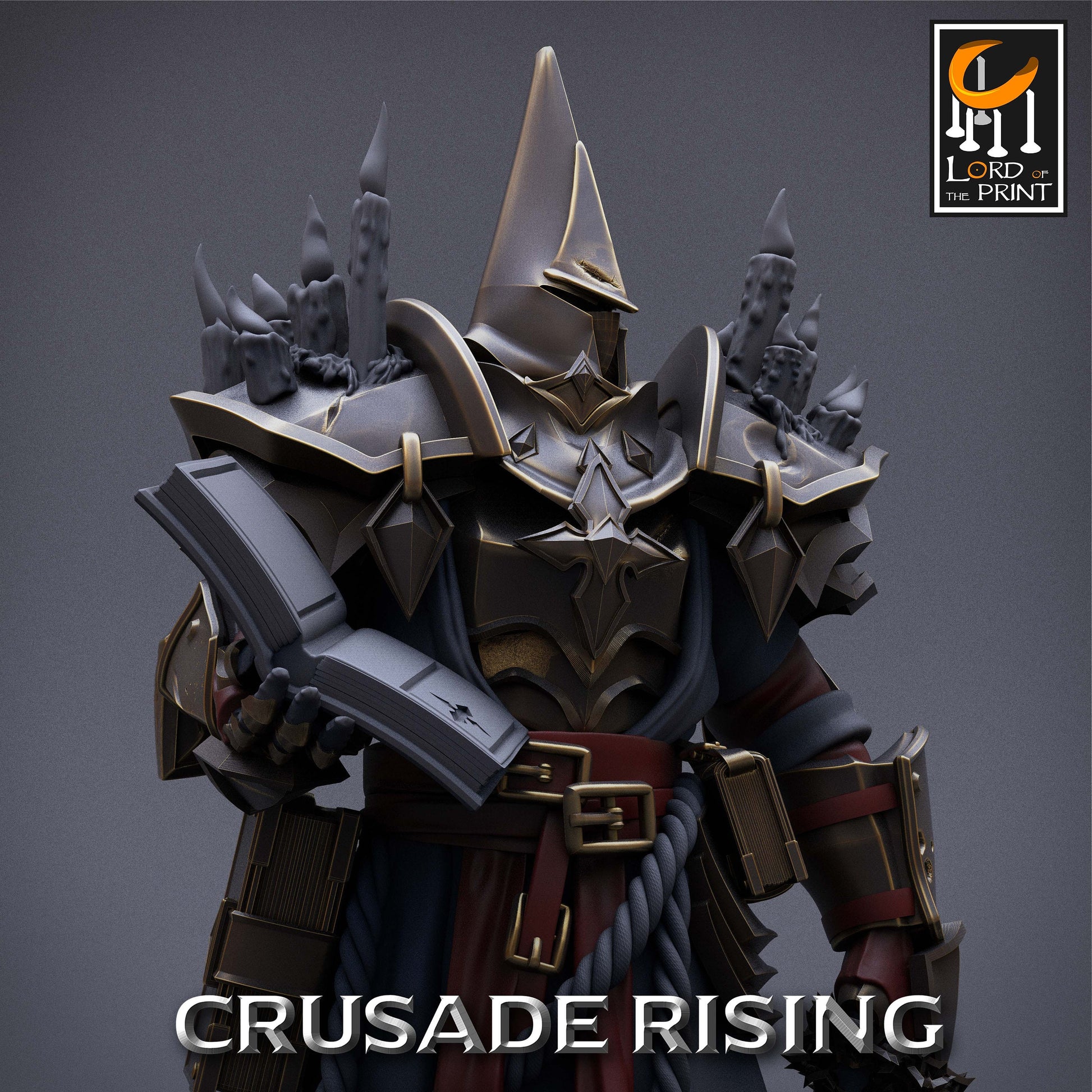 The Crusader Head Priest | Aussie 3D Printed Miniatures and Terrain