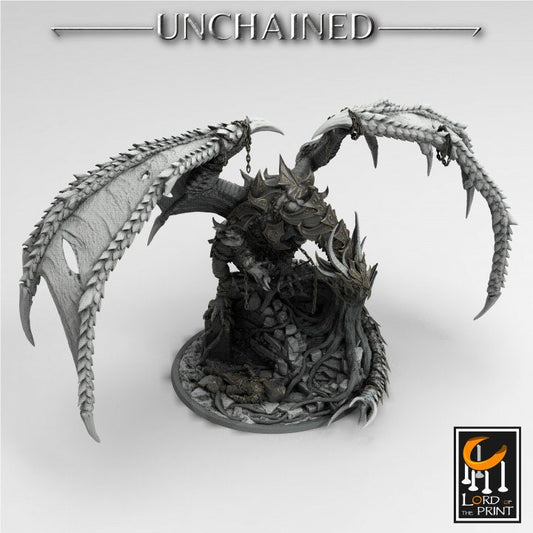 King Olafs Dragon, Armored and Unarmored, Lord of the Print | Dungeons and Dragons | Pathfinder | Table Top RPG | 3D Printed Model