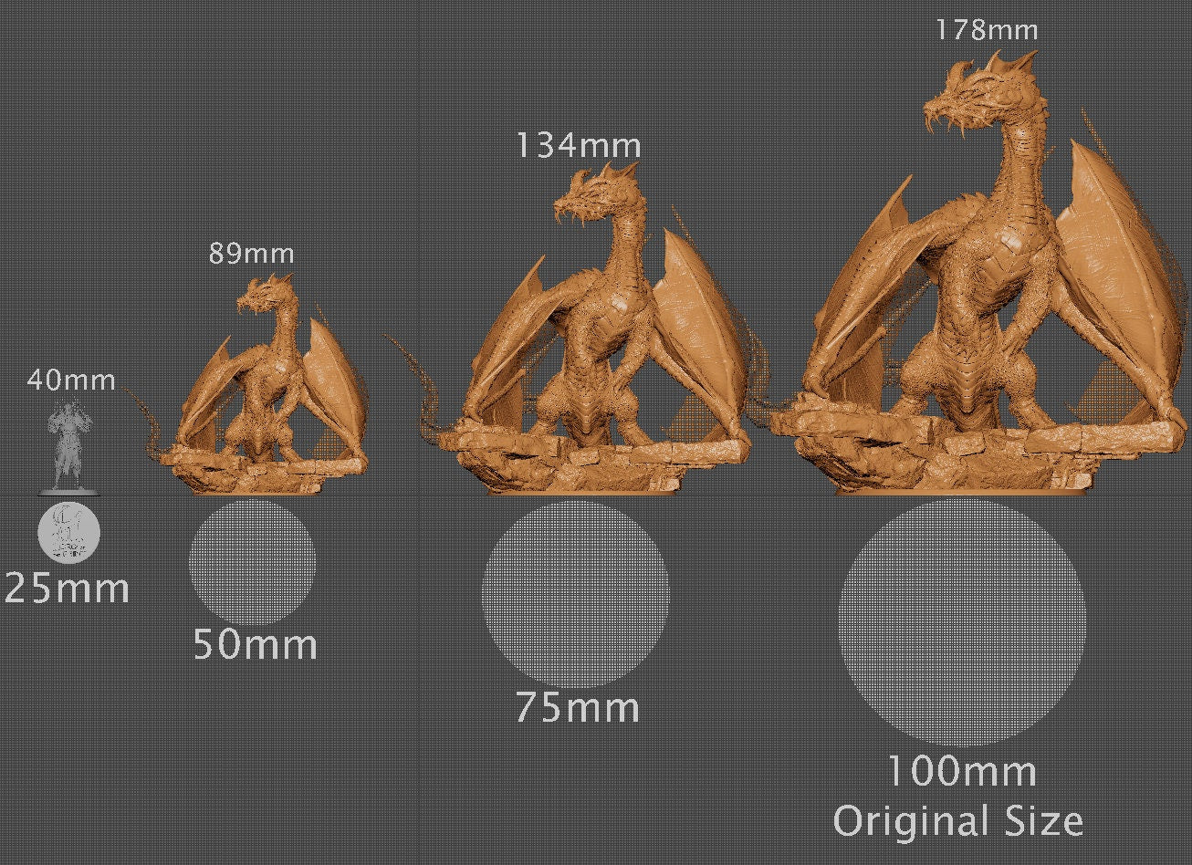 Elder Brine Dragon, Lord of the Print | Dungeons and Dragons | Pathfinder | Table Top RPG | 3D Printed Model