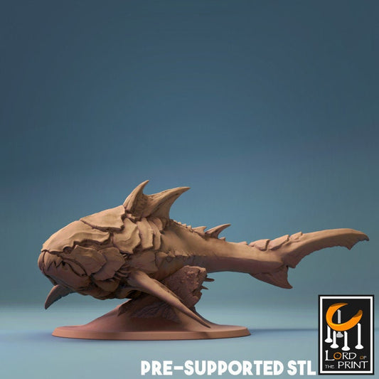 Dunklesaurus, Lord of the Print | Dungeons and Dragons | Pathfinder | Table Top RPG | 3D Printed Model
