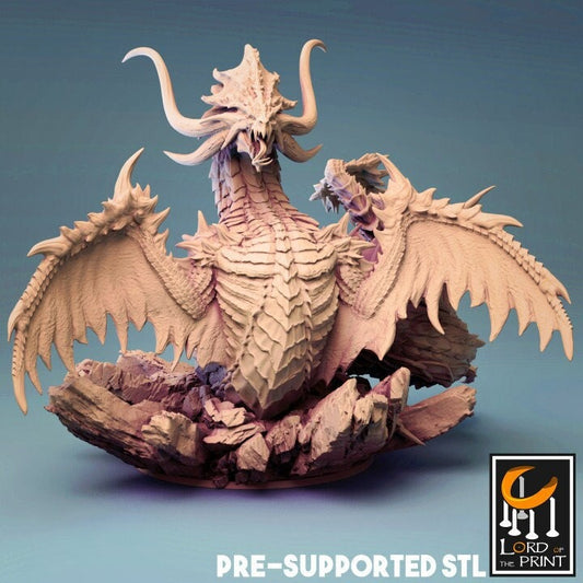 Leviathan, Lord of the Print | Dungeons and Dragons | Pathfinder | Table Top RPG | 3D Printed Model