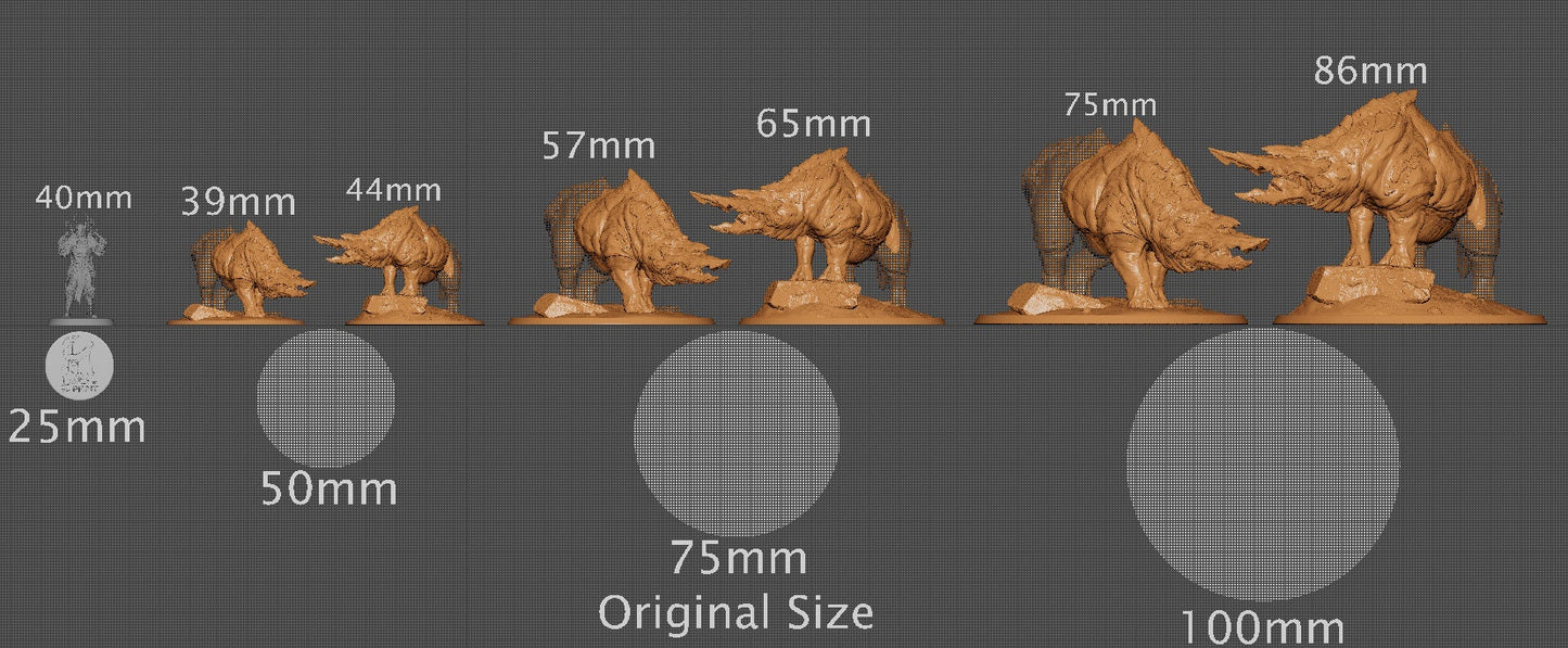 Helmeted Uron | Aussie 3D Printed Miniatures and Terrain