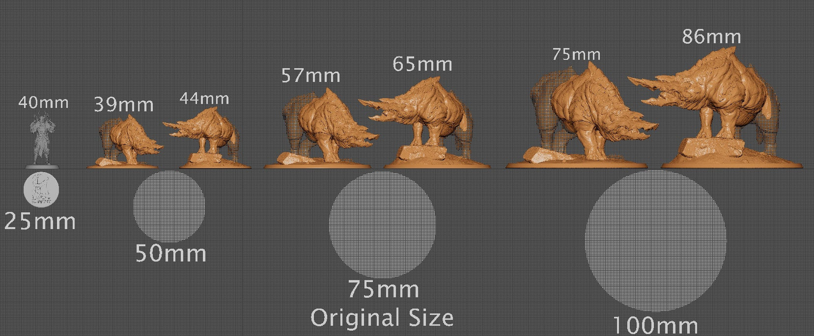 Helmeted Uron | Aussie 3D Printed Miniatures and Terrain