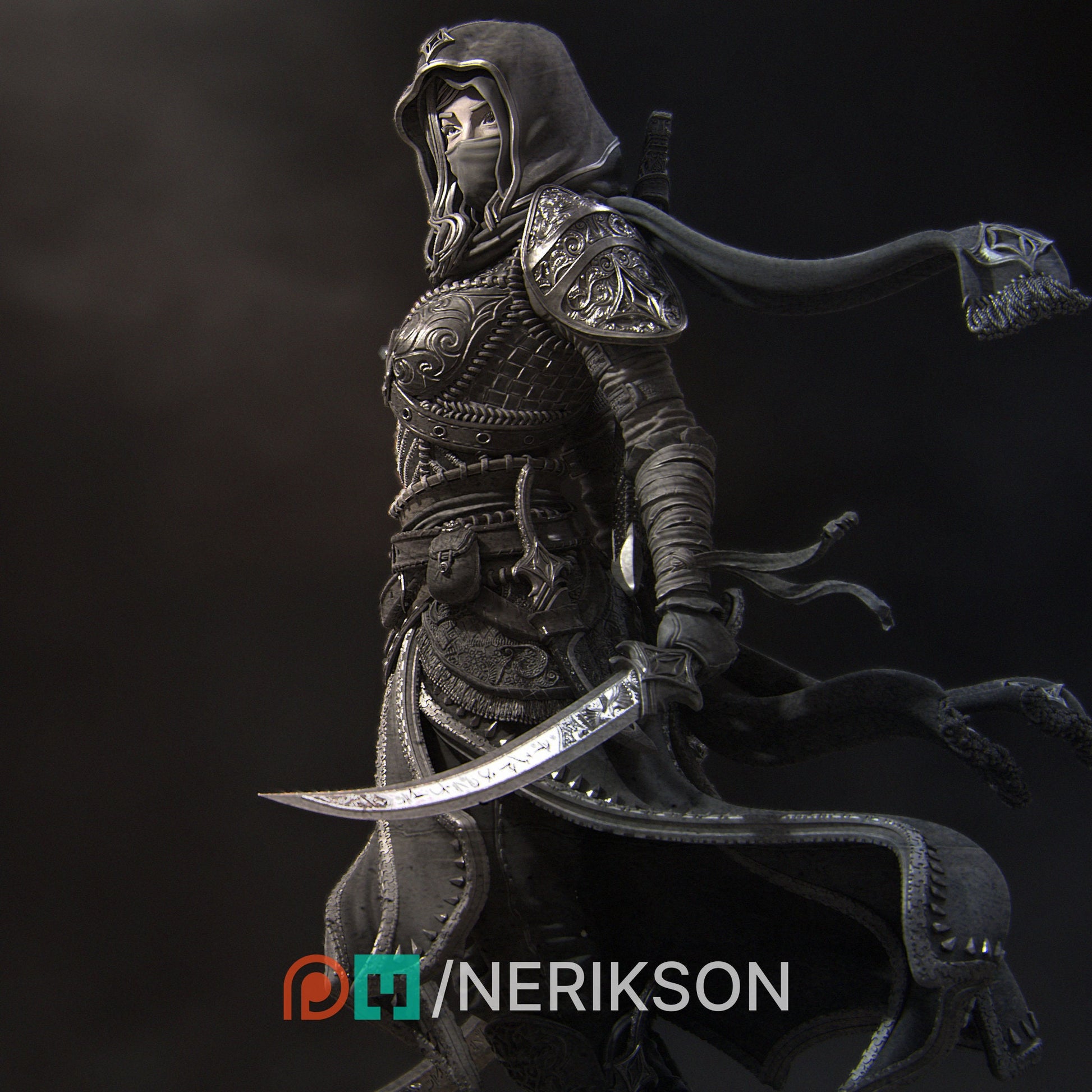 Artemesia, Assassin | Aussie 3D Printed Miniatures and Terrain