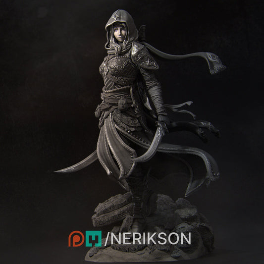 Artemesia, Assassin, Powerful NPC, Ernest Nemirovsky | Dungeons and Dragons | Pathfinder | Table Top RPG | 3D Printed Model