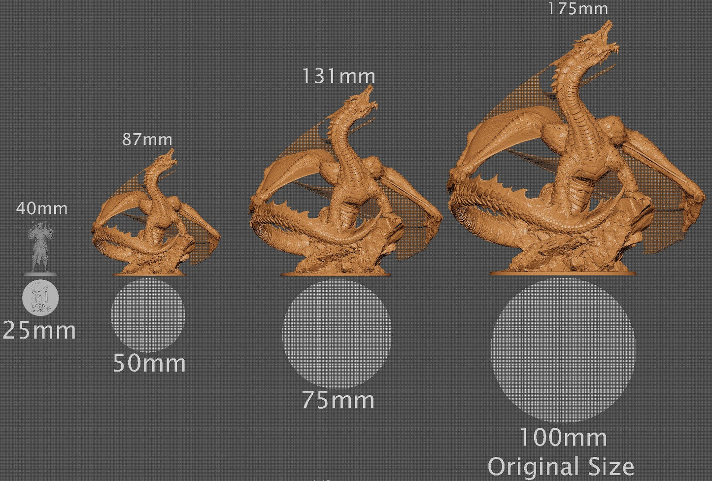 Adult Brine Dragon, Lord of the Print | Dungeons and Dragons | Pathfinder | Table Top RPG | 3D Printed Model