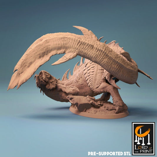 Depth Walker, Lord of the Print | Dungeons and Dragons | Pathfinder | Table Top RPG | 3D Printed Model
