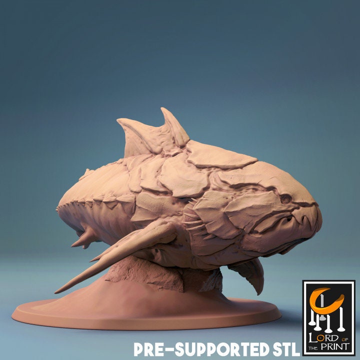 Dunklesaurus, Lord of the Print | Dungeons and Dragons | Pathfinder | Table Top RPG | 3D Printed Model