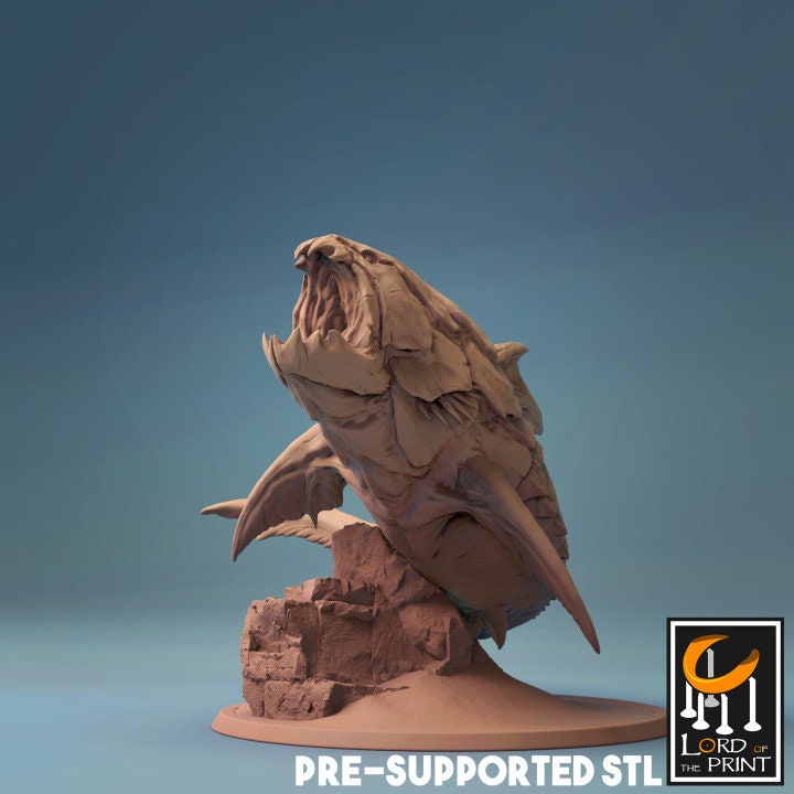 Dunklesaurus, Lord of the Print | Dungeons and Dragons | Pathfinder | Table Top RPG | 3D Printed Model