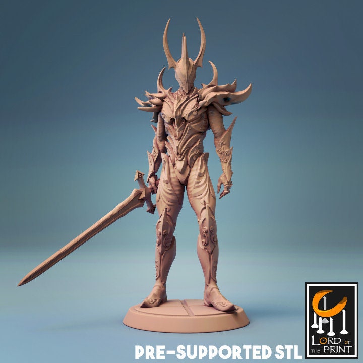 King Radrun, Lord of the Print | Dungeons and Dragons | Pathfinder | Table Top RPG | 3D Printed Model
