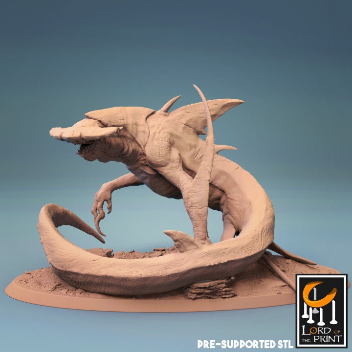 Land Crawlers, Lord of the Print | Dungeons and Dragons | Pathfinder | Table Top RPG | 3D Printed Model