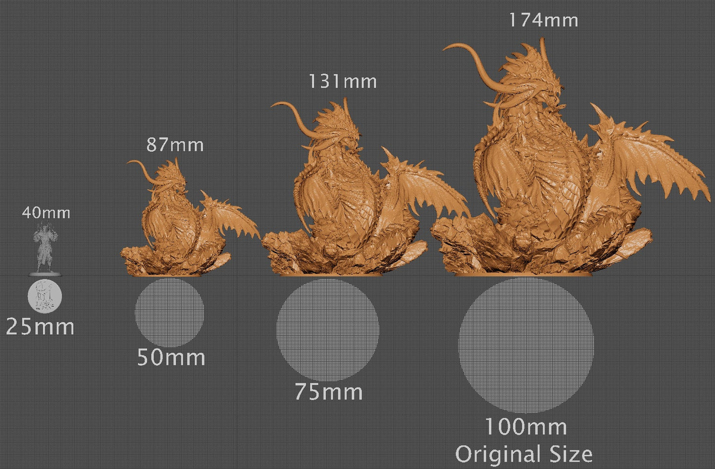 Leviathan, Lord of the Print | Dungeons and Dragons | Pathfinder | Table Top RPG | 3D Printed Model