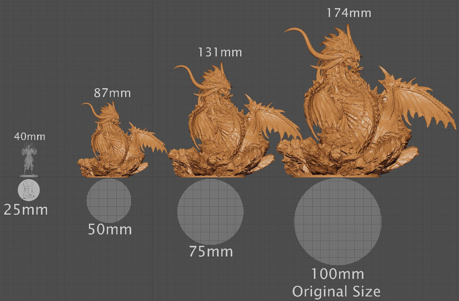 Leviathan, Lord of the Print | Dungeons and Dragons | Pathfinder | Table Top RPG | 3D Printed Model