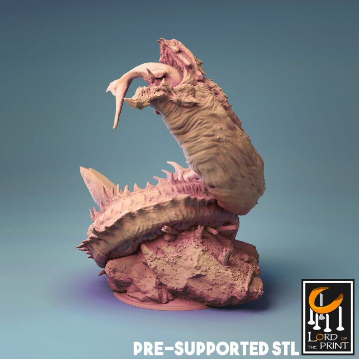 Jormungandr, Lord of the Print | Dungeons and Dragons | Pathfinder | Table Top RPG | 3D Printed Model