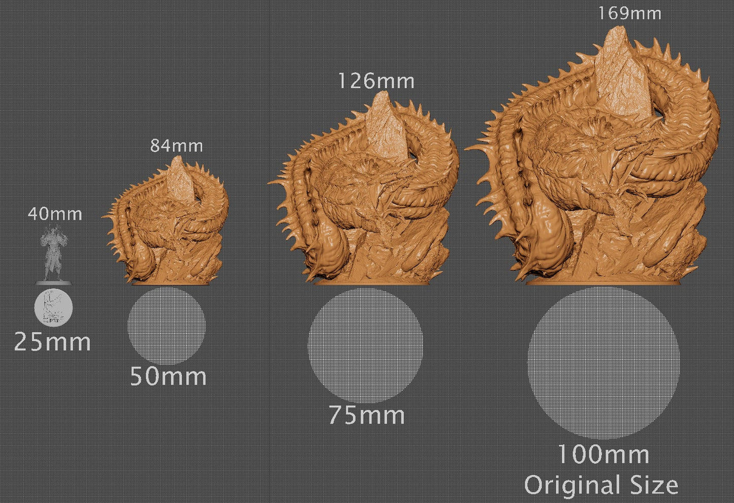 Jormungandr, Lord of the Print | Dungeons and Dragons | Pathfinder | Table Top RPG | 3D Printed Model