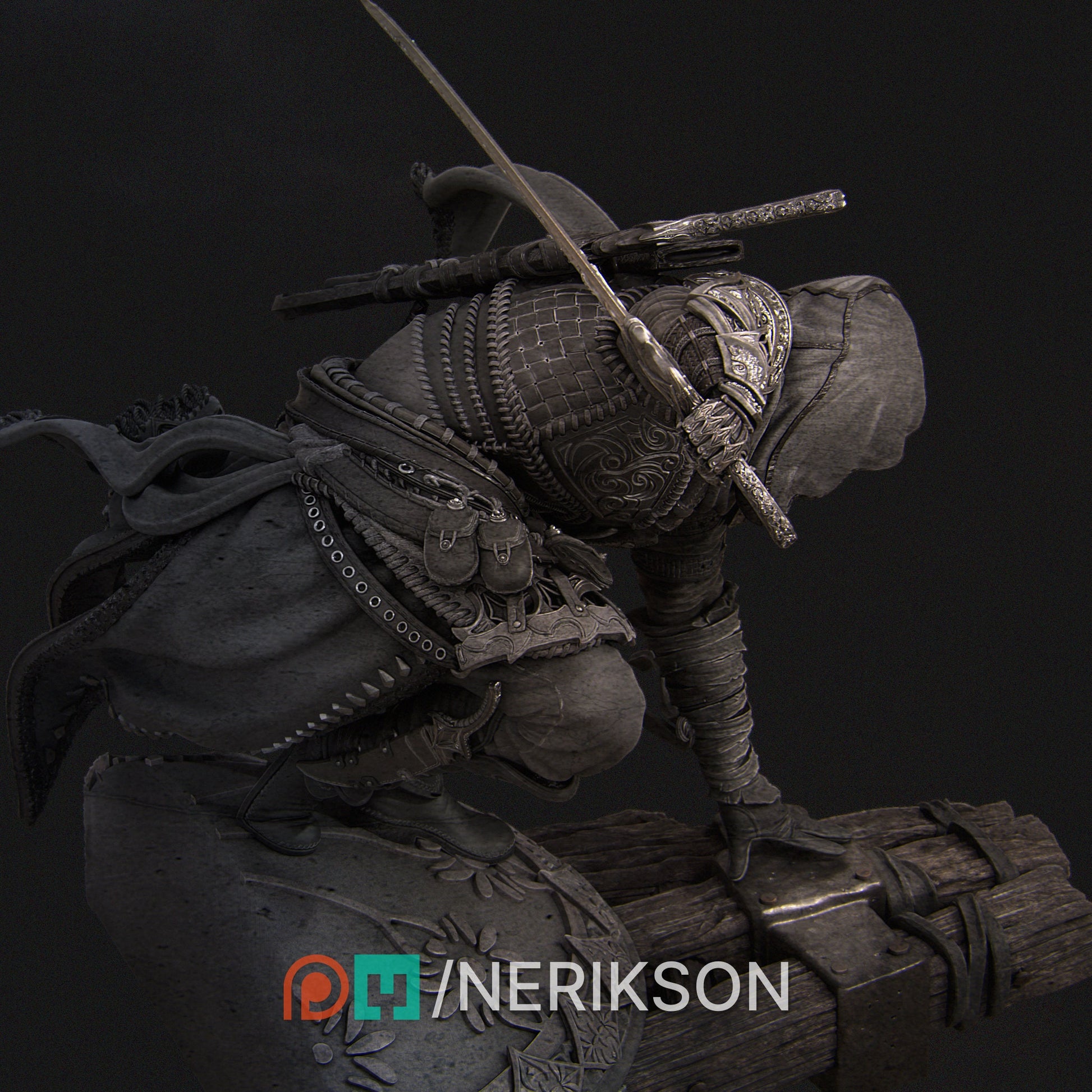 Nasir, Assassin, Powerful NPC, Ernest Nemirovsky | Dungeons and Dragons | Pathfinder | Table Top RPG | 3D Printed Model