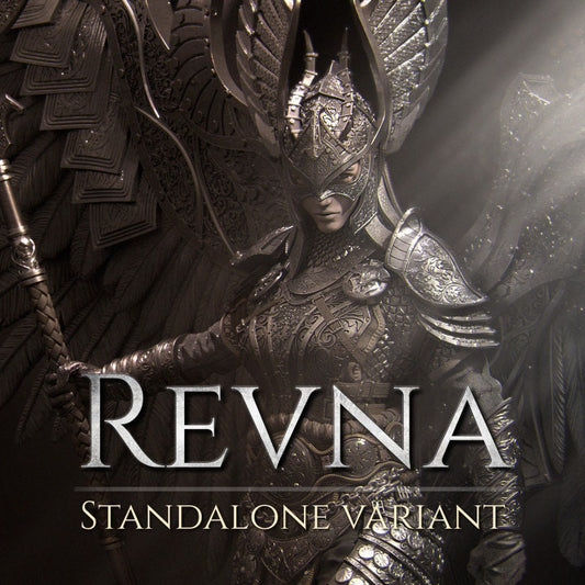 Revna the Valkyrie, Powerful NPC, Ernest Nemirovsky | Dungeons and Dragons | Pathfinder | Table Top RPG | 3D Printed Model