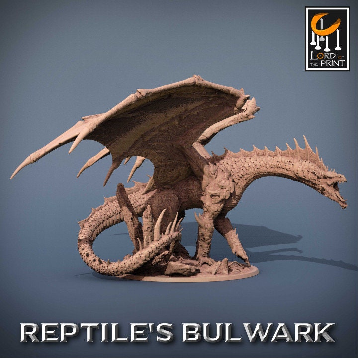 Legendary Apex Green Dragon | Aussie 3D Printed Miniatures and Terrain