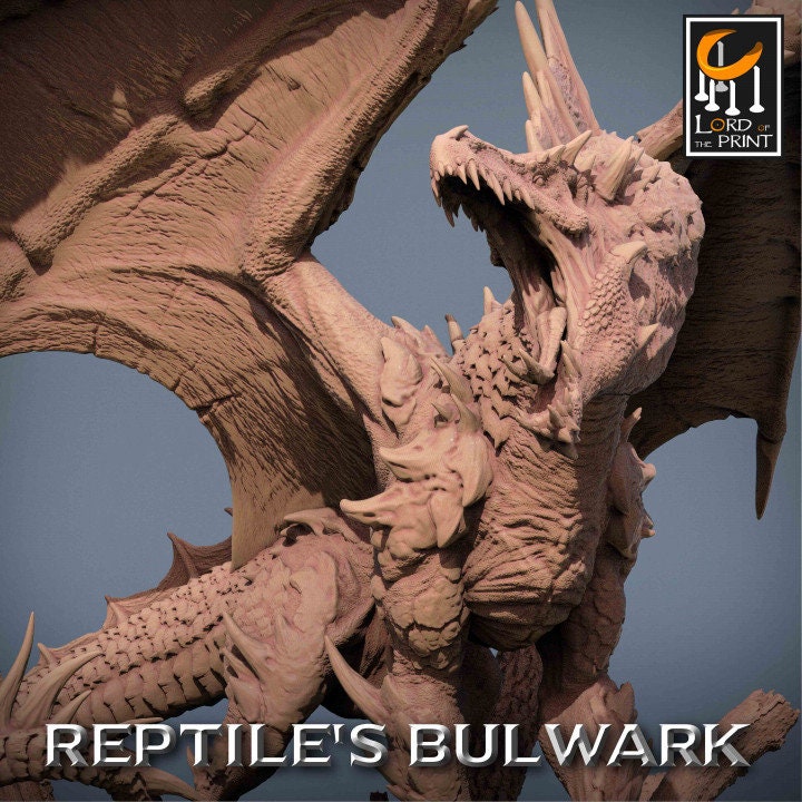 Legendary Apex Green Dragon | Aussie 3D Printed Miniatures and Terrain