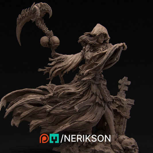 The Grim Reaper, Powerful NPC, Ernest Nemirovsky | Dungeons and Dragons | Pathfinder | Table Top RPG | 3D Printed Model