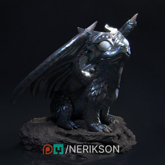 Kaida the Dragon, Certified good boy, Powerful NPC, Ernest Nemirovsky | Dungeons and Dragons | Pathfinder | Table Top RPG | 3D Printed Model