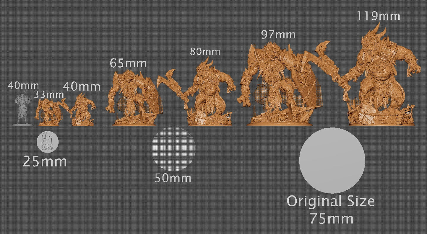 Lizardmen Generals, Lizardman Bulwark Lord of the Print| Dungeons and Dragons | Pathfinder | Table Top RPG | 3D Printed Model