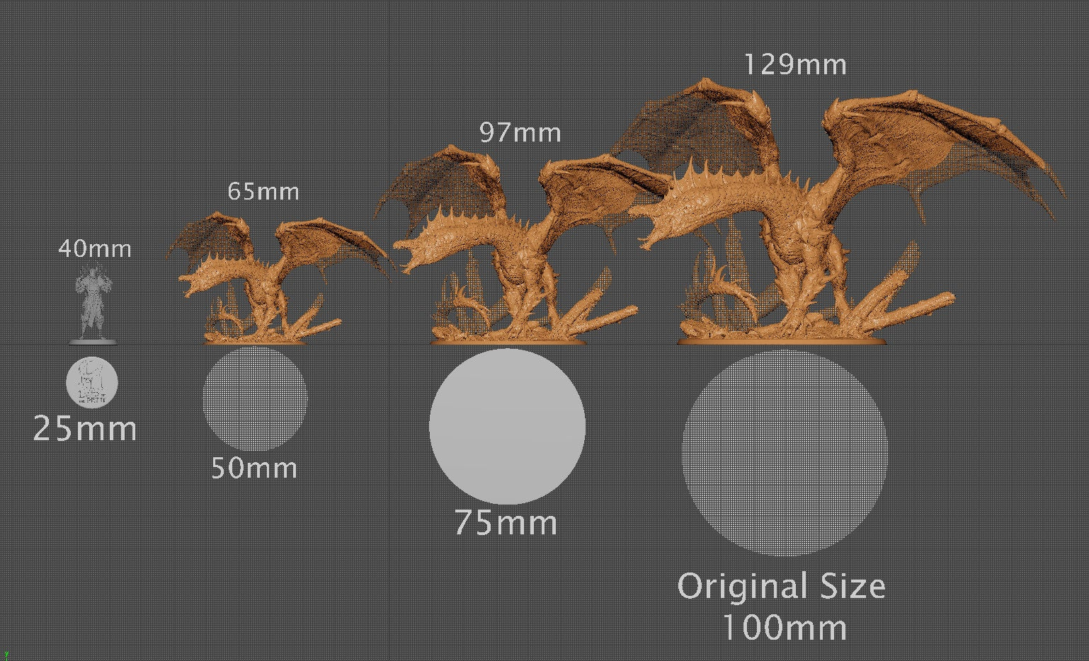 Legendary Apex Green Dragon | Aussie 3D Printed Miniatures and Terrain