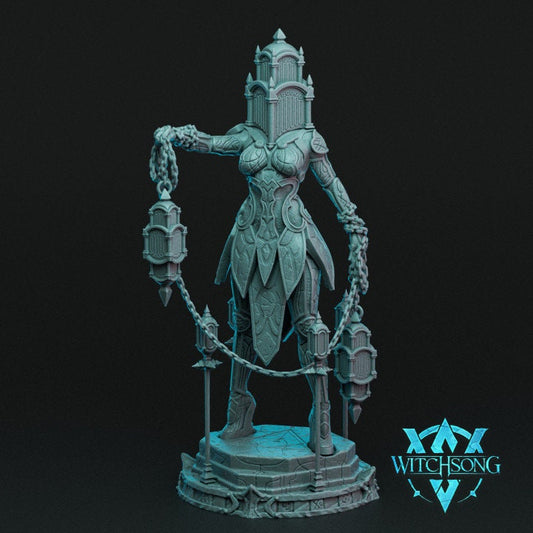 Lady of the Depths, Witchsong Miniatures | Dungeons and Dragons | Pathfinder | Table Top RPG | 3D Printed Model