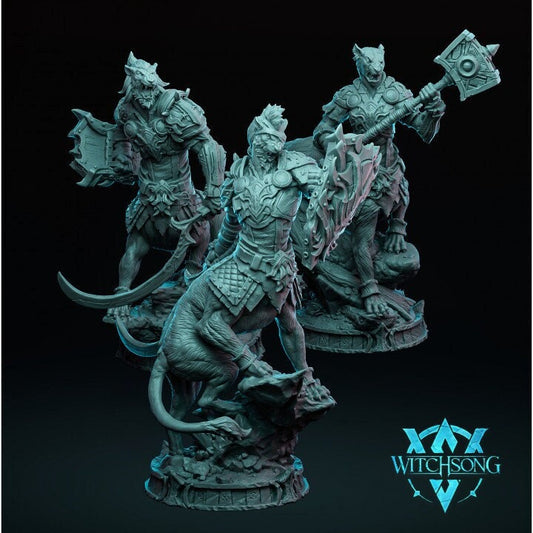 Lionhorde Lieutenants | Aussie 3D Printed Miniatures and Terrain