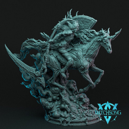 Persephone, Death Reborn, 2 Poses and Bust, Witchsong Miniatures | Dungeons and Dragons | Pathfinder | Table Top RPG | 3D Printed Model