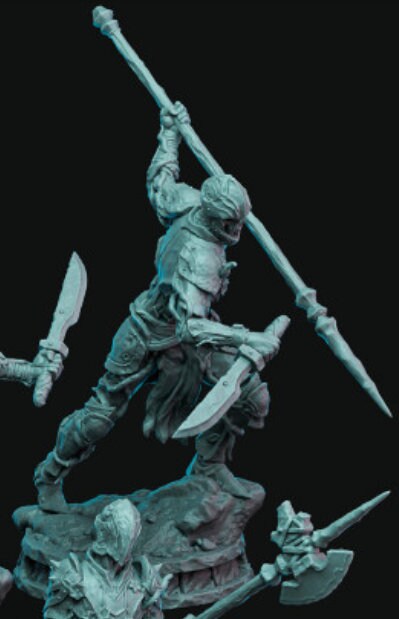 Persephones Undead Soldiers, Witchsong Miniatures | Dungeons and Dragons | Pathfinder | Table Top RPG | 3D Printed Model