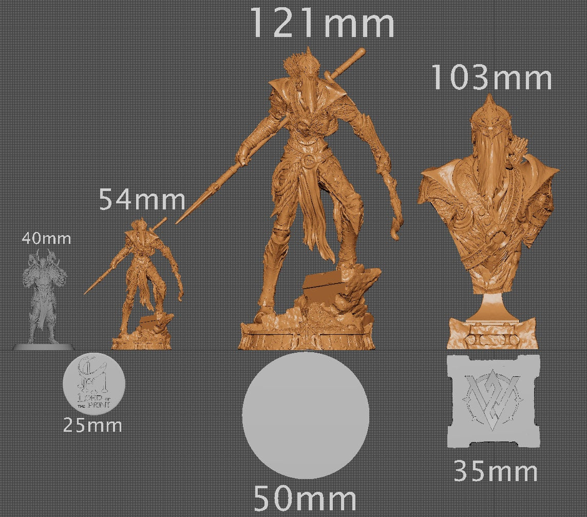 The Faceless Hunter | Aussie 3D Printed Miniatures and Terrain