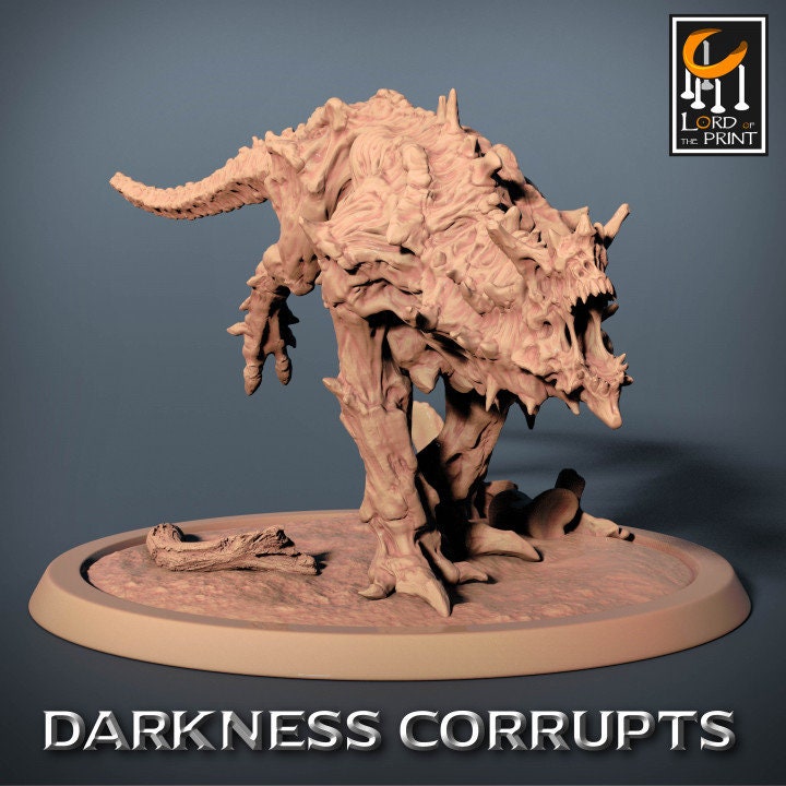 Hellhound Pack, Darkness Corrupts, Lord of the Print | Dungeons and Dragons | Pathfinder | Table Top RPG | 3D Printed Model