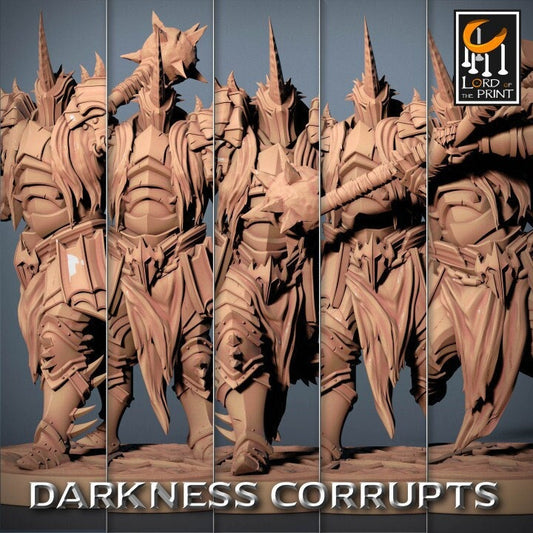 Dark Knight Mace Squad | Aussie 3D Printed Miniatures and Terrain