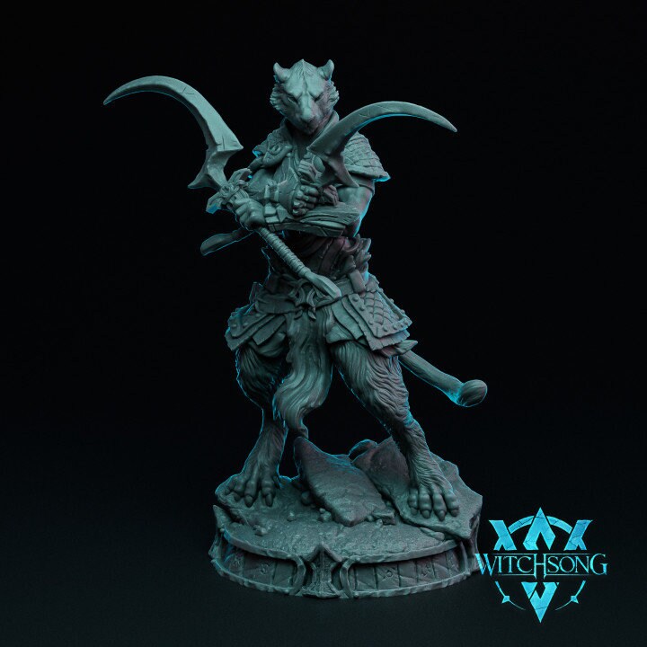 Lionhorde Soldiers, Witchsong Miniatures | Dungeons and Dragons | Pathfinder | Table Top RPG | 3D Printed Model